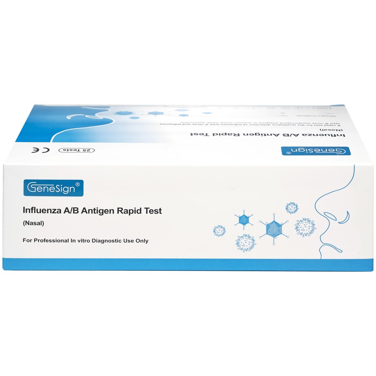 Kit Test Cúm A/B Genesign Hộp 25 kít