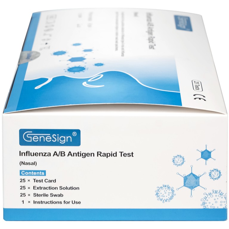 Kit Test Cúm A/B Genesign Hộp 25 kít