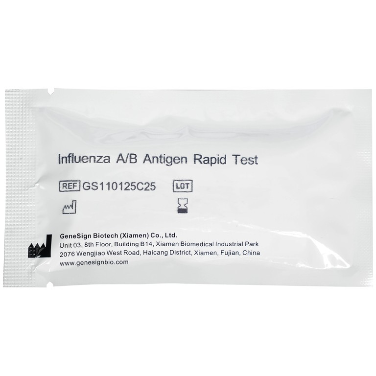 Kit Test Cúm A/B Genesign Hộp 25 kít