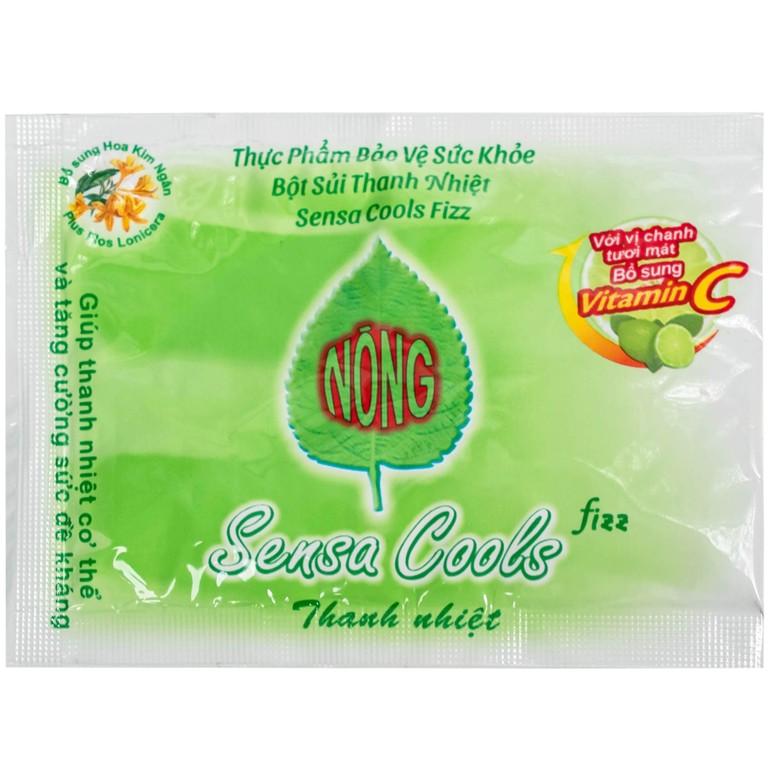 Bột sủi Sensa Cools Enesis giúp thanh nhiệt cơ thể và tăng cường sức đề kháng (6 gói x 7g)