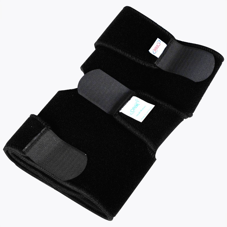 Băng thun gối H1 màu đen size S/M Orbe hỗ trợ vận động khi chơi thể thao