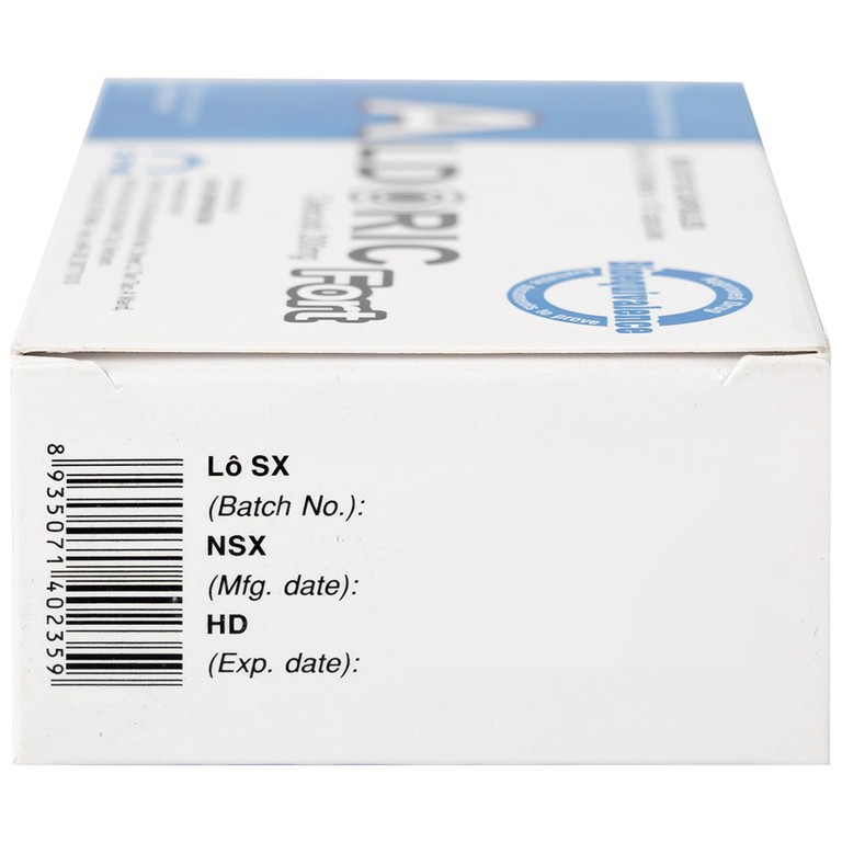 Thuốc Aldoric Fort 200mg S.P.M điều trị thoái hóa khớp, viêm khớp (3 vỉ x 10 viên)