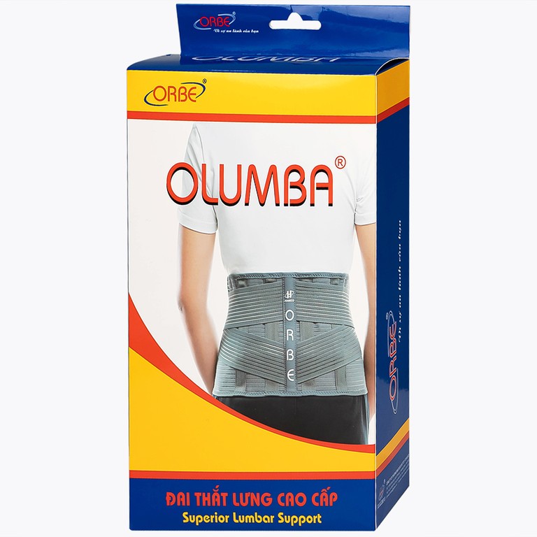 Đai thắt lưng cao cấp Olumba Size XL dự phòng tổn thương cột sống thắt lưng