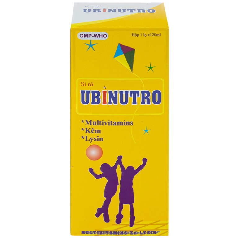 Siro Ubinutro Nam Hà bổ sung các acid amin, vitamin và kẽm (120ml)