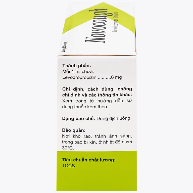 Dung dịch uống Novocough 6mg/ml CPC1HN điều trị triệu chứng ho (20 ống x 5ml)