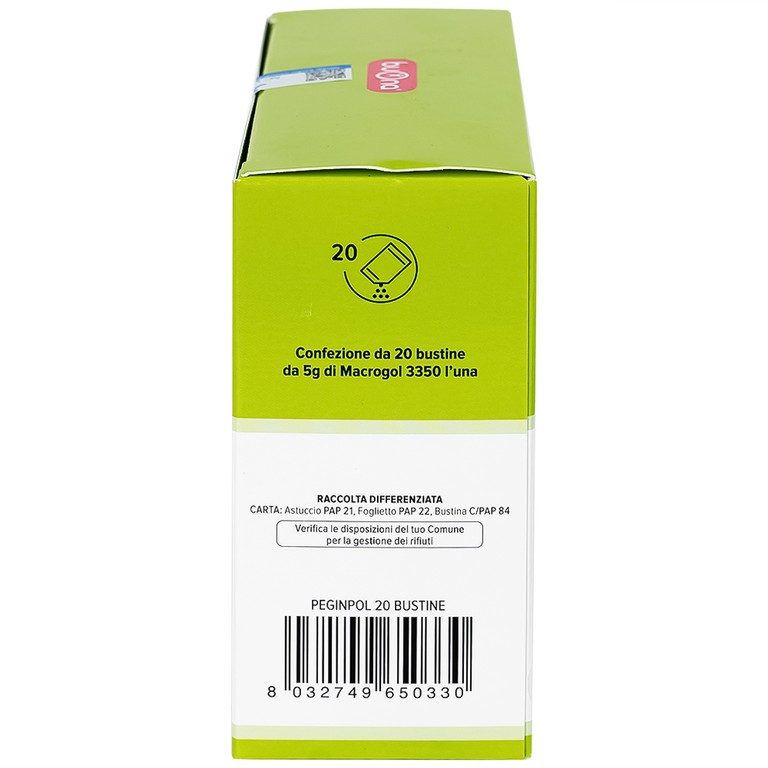 Bột pha hỗn dịch nhuận tràng PEGinpol 5g Buona cải thiện tình trạng táo bón cho trẻ (20 gói)