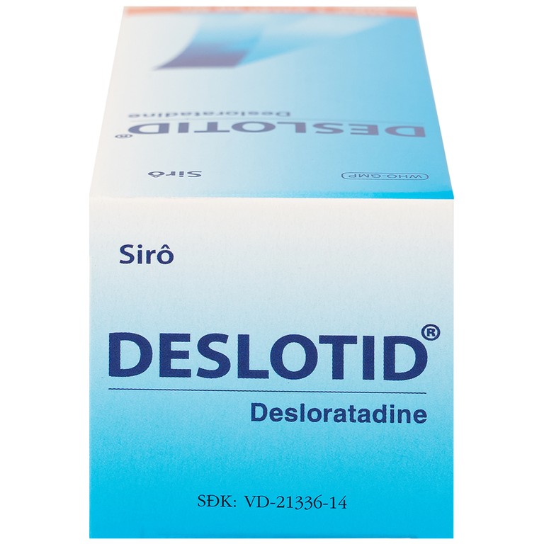 Siro Deslotid OPV trị viêm mũi dị ứng, phản ứng dị ứng da (60ml)