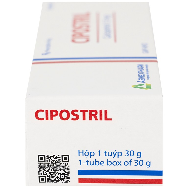 Thuốc mỡ Cipostril 1.5mg Agimexpharm điều trị tại chỗ vảy nến mảng mức độ nhẹ đến vừa (30g)