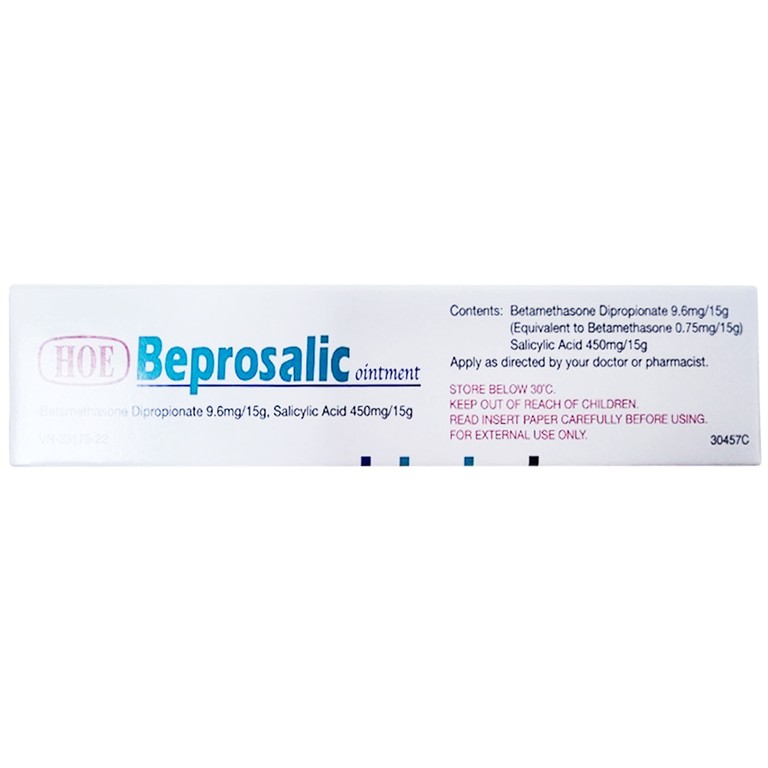 Thuốc mỡ Beprosalic Ointment HOE Pharmaceuticals điều trị vảy nến, viêm da (15g)
