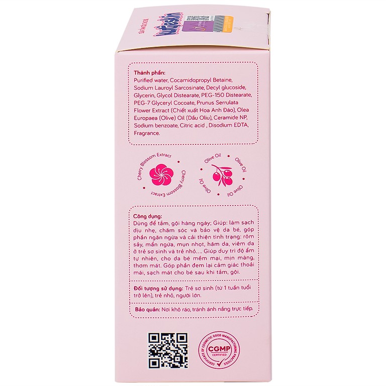 Sữa tắm gội cho bé Kutieskin làm sạch nhẹ nhàng, dưỡng ẩm, an toàn cho da và tóc nhạy cảm của trẻ (200ml)