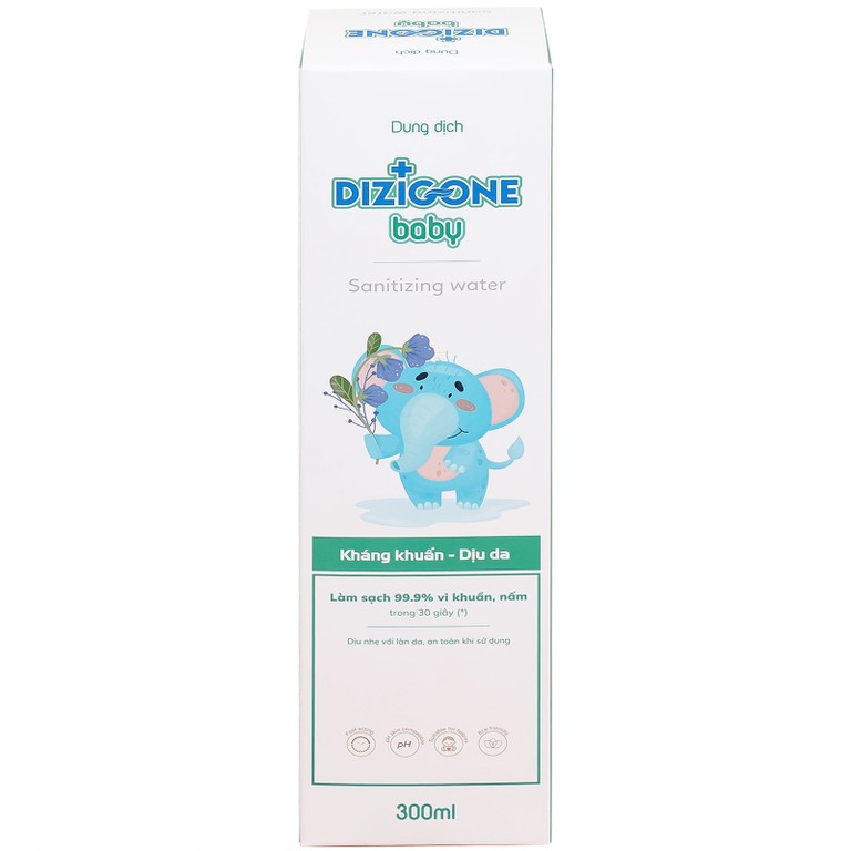 Bình xịt sát khuẩn Dizigone Baby Sanitizing Water phục hồi tổn thương da (300ml)