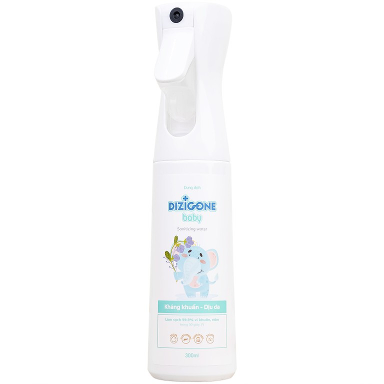Bình xịt sát khuẩn Dizigone Baby Sanitizing Water phục hồi tổn thương da (300ml)