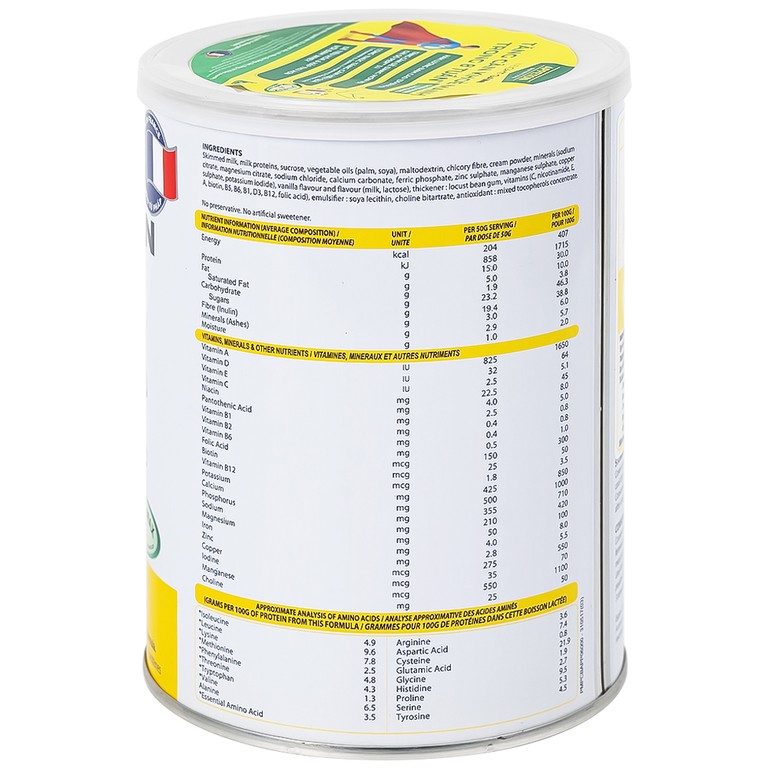 Sữa tăng cân Appeton Weight Gain hương Vani giúp tăng cân hiệu quả và khỏe mạnh (450g)