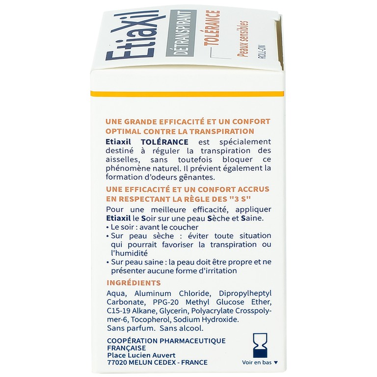Lăn khử mùi Etiaxil Detranspirant Peaux Sensibles cho da siêu nhạy cảm (15ml)