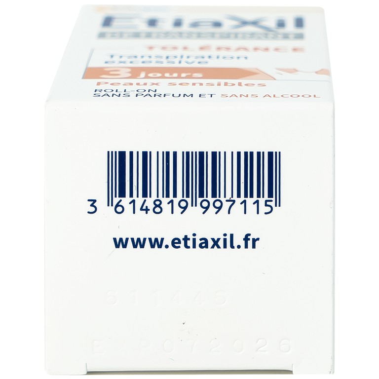 Lăn khử mùi Etiaxil Detranspirant Peaux Sensibles cho da siêu nhạy cảm (15ml)
