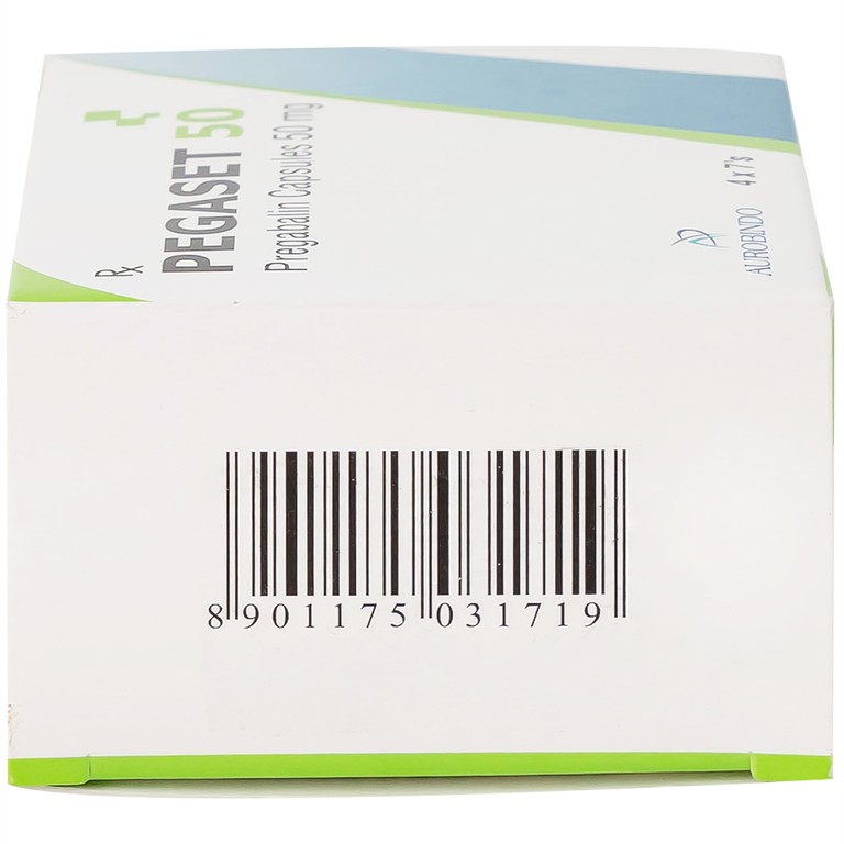 Thuốc Pegaset 50 Aurobindo điều trị đau thần kinh, hỗ trợ động kinh cục bộ (4 vỉ x 7 viên)