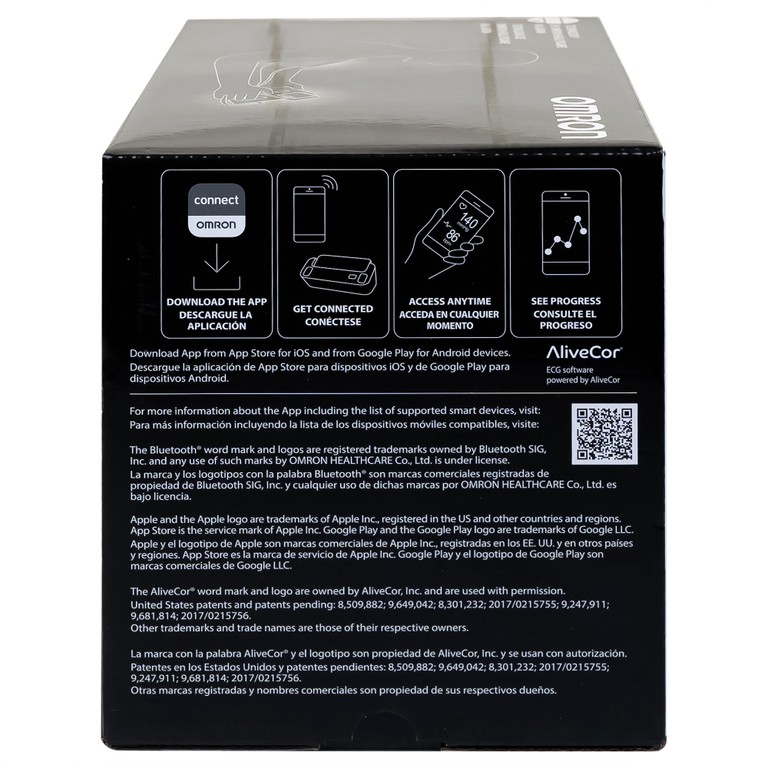 Máy đo huyết áp tự động và điện tâm đồ ECG Omron HEM-7530T cảnh báo rối loạn nhịp tim, đột quỵ