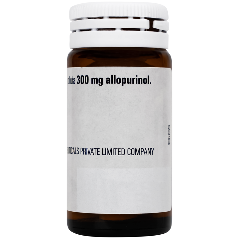 Viên nén Milurit 300mg Egis Pharma điều trị bệnh gout, phòng ngừa bệnh sỏi axit uric (30 viên)