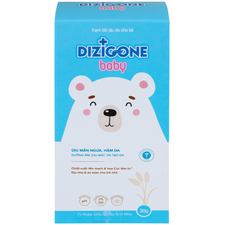 Kem bôi cho bé Dizigone Baby chống hăm tã, làm dịu mẫn ngứa (30g)