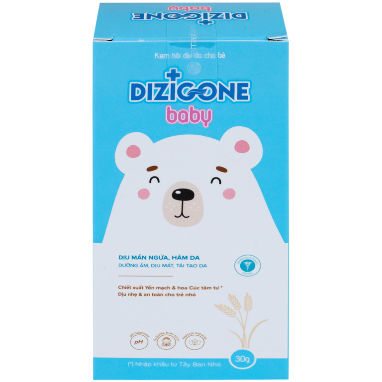 Kem bôi cho bé Dizigone Baby chống hăm tã, làm dịu mẫn ngứa (30g)