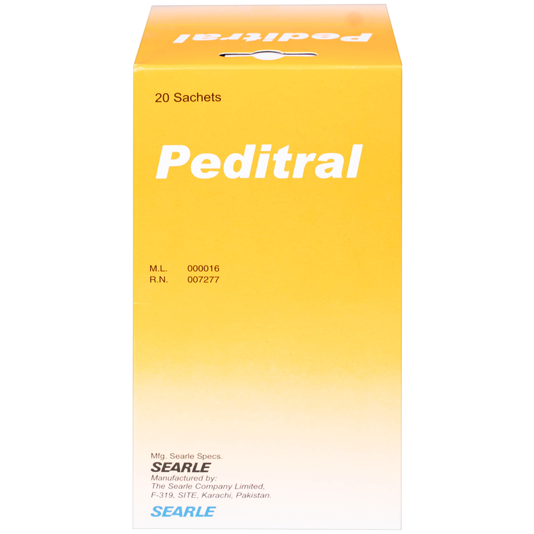 Thuốc Peditral (O.R.S.) Searle điều trị chứng mất nước, chất điện giải (20 gói)