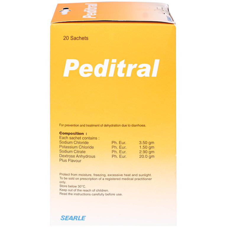 Thuốc Peditral (O.R.S.) Searle điều trị chứng mất nước, chất điện giải (20 gói)