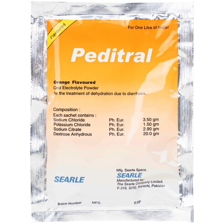 Thuốc Peditral (O.R.S.) Searle điều trị chứng mất nước, chất điện giải (20 gói)