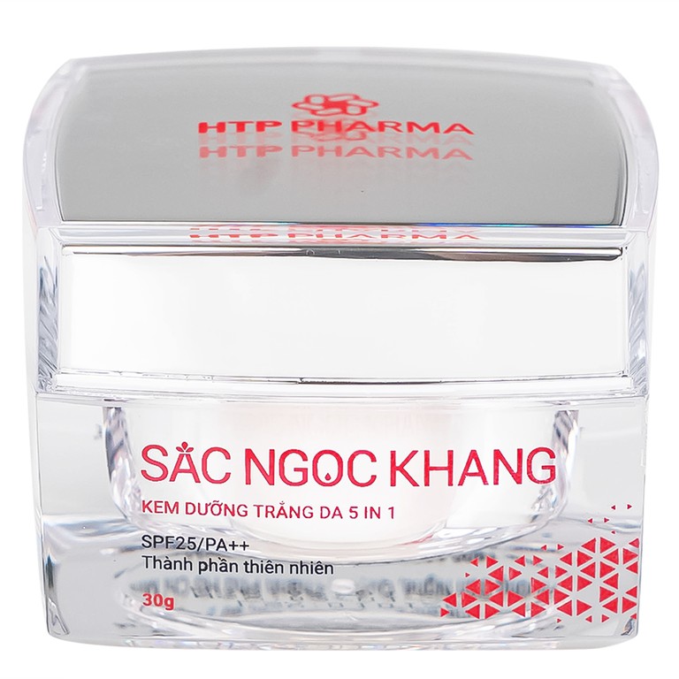 Kem dưỡng trắng da 5 in 1 SPF25/PA++ Sắc Ngọc Khang HTP 30g giúp nâng tông, hiệu chỉnh màu da