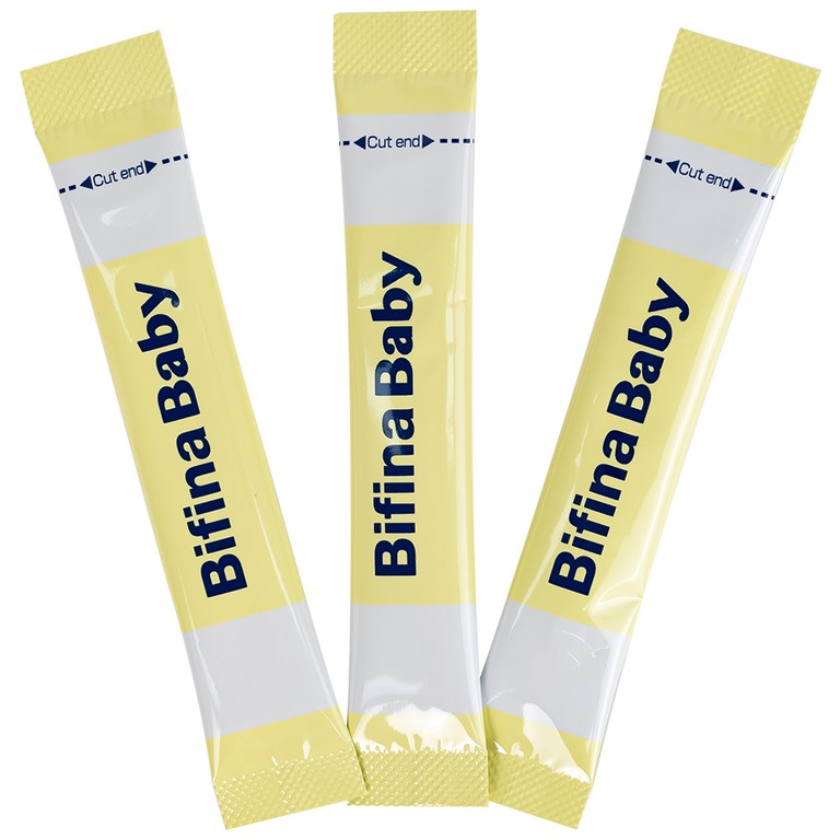 Men vi sinh Probiotics Bifina Baby 1g Bifina bổ sung lợi khuẩn, giúp hệ vi sinh đường ruột khỏe mạnh (30 gói)