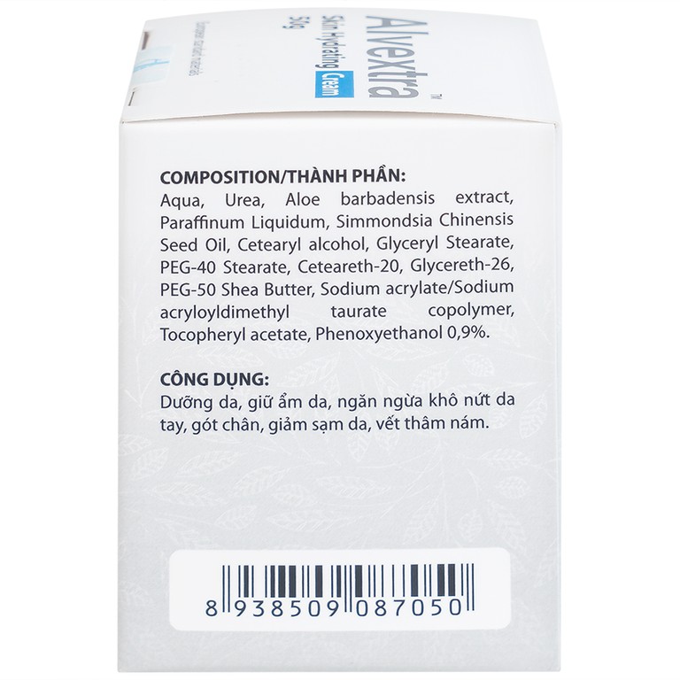 Kem bôi Alvextra Skin Hydrating Cream Tanida dưỡng ẩm dành cho da khô (50g)