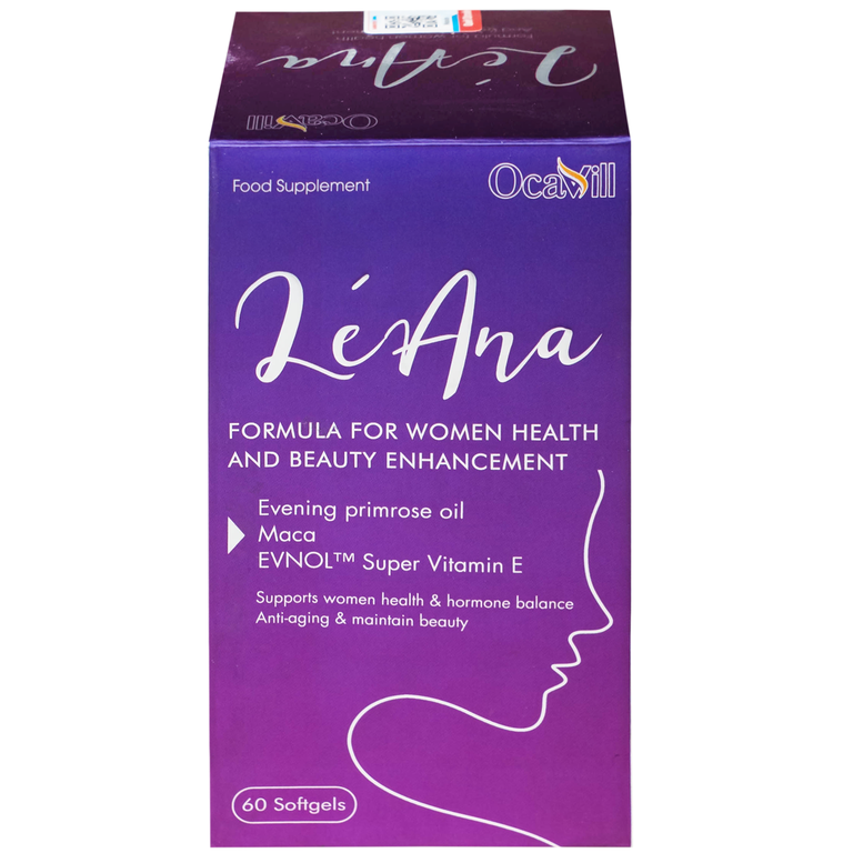 Viên uống LéAna Ocavill hỗ trợ cân bằng nội tiết tố (60 viên)