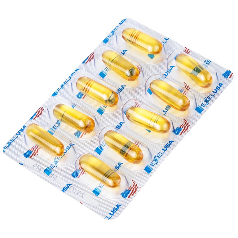 Thực phẩm bảo vệ sức khỏe Omexxel E400 hỗ trợ chống oxy hóa, tốt cho da (3 vỉ x 10 viên)