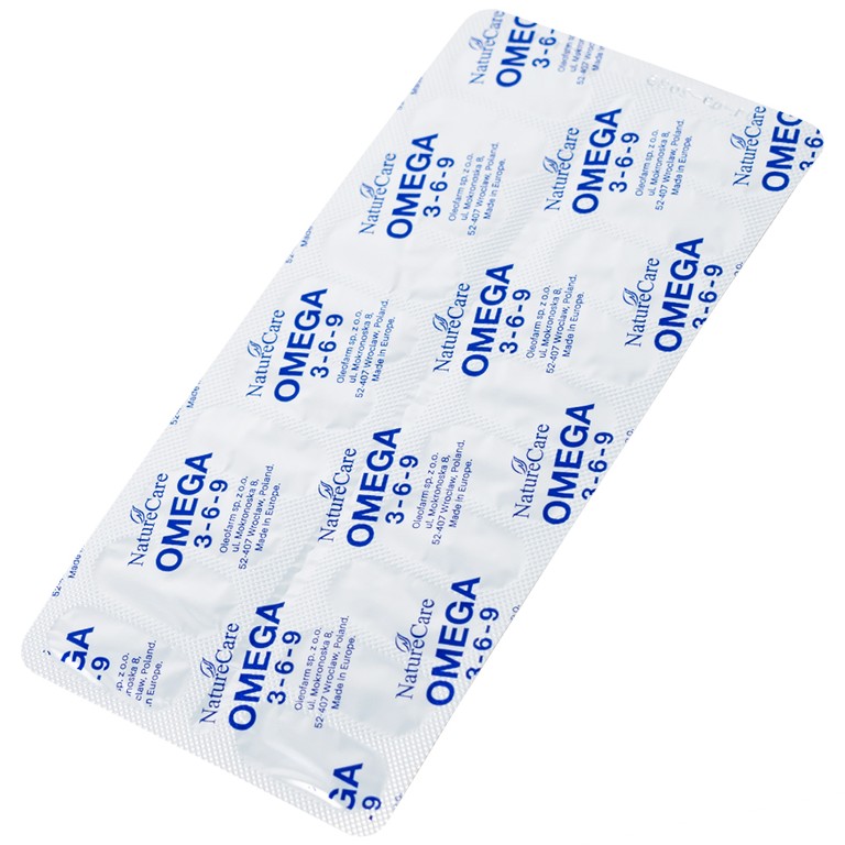 Viên nang mềm NatureCare Omega 369 bổ sung Omega, giảm nguy cơ xơ vữa động mạch (6 vỉ x 20 viên)