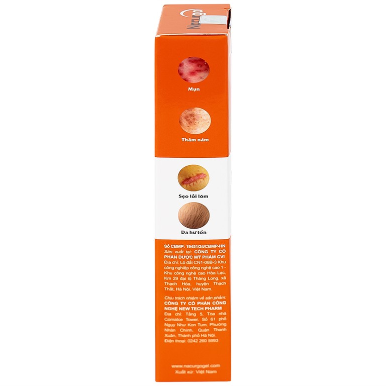 Gel bôi Nacurgo Gelpro giảm thâm sẹo (20g)