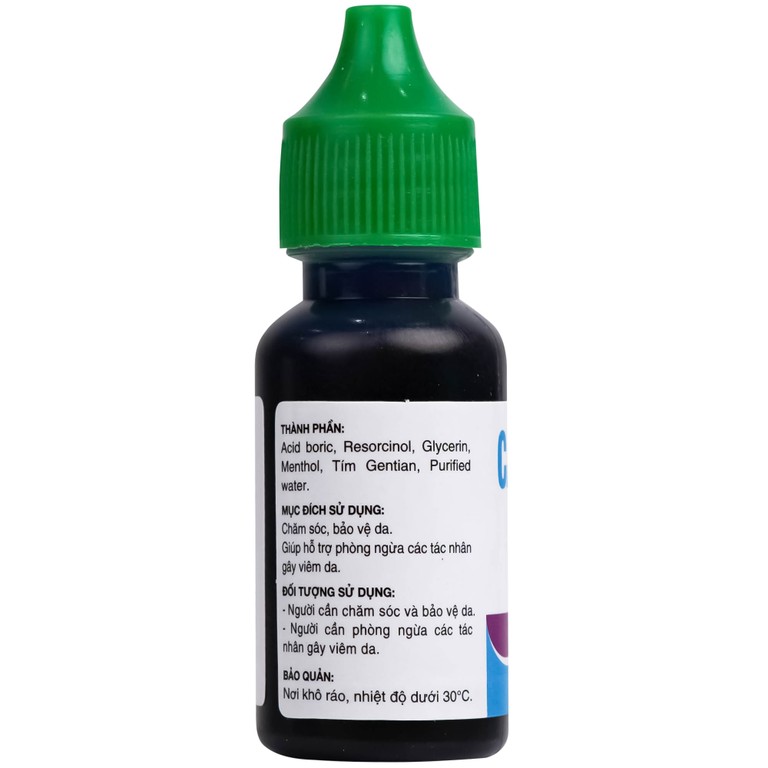 Dung dịch Castelani Quabluepharma phòng ngừa mụn mủ, lở loét, nấm da (17ml)