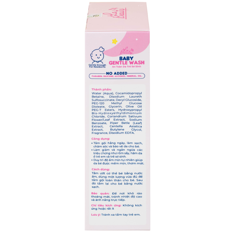 Sữa tắm gội cho bé La Beauty Baby Gentle Wash dịu nhẹ, không kích ứng da (250ml)