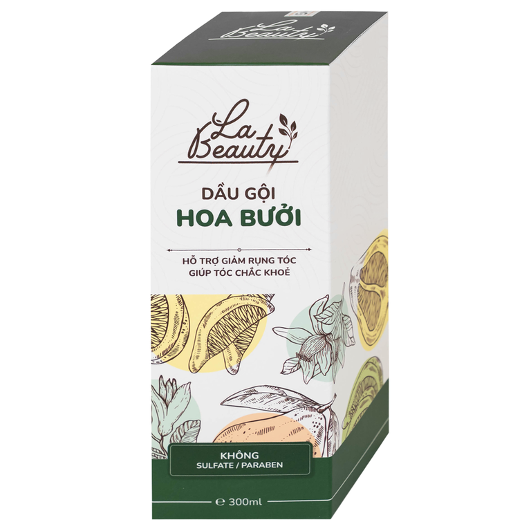 Dầu gội Hoa Bưởi La Beauty giảm gãy rụng, kích thích mọc tóc (300ml)