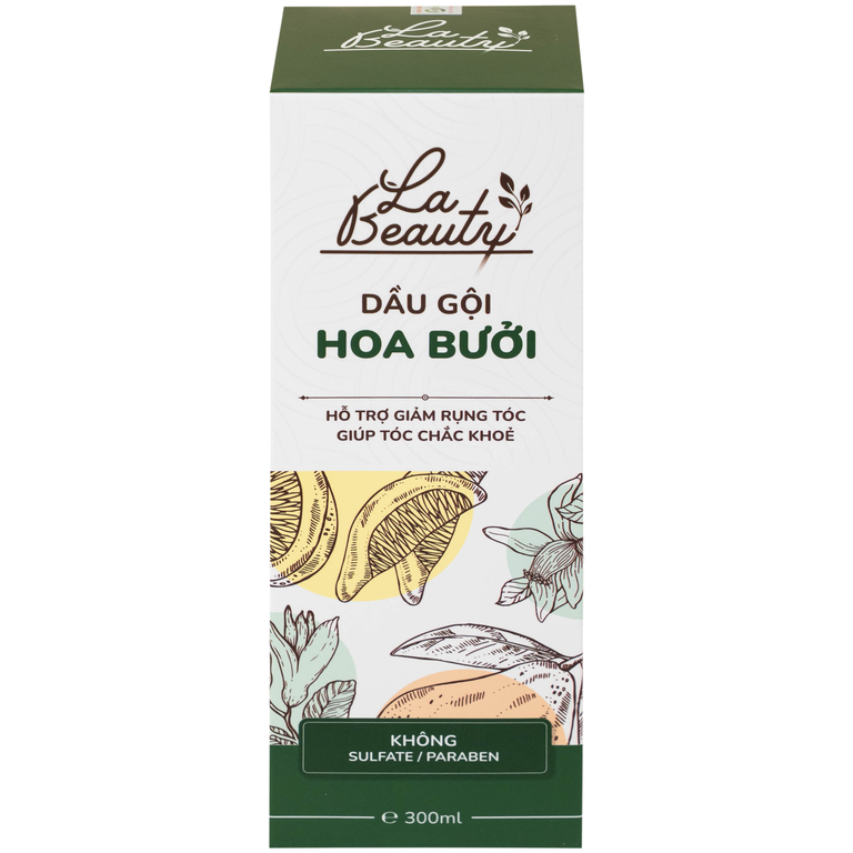 Dầu gội Hoa Bưởi La Beauty giảm gãy rụng, kích thích mọc tóc (300ml)