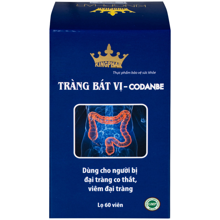 Viên uống Tràng Bát Vị-Codanbe Kingphar hỗ trợ tăng cường tiêu hóa, giảm rối loạn tiêu hoá do viêm đại tràng (60 viên)