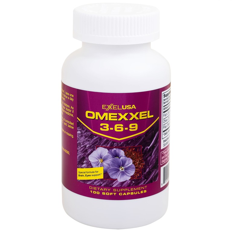 Viên uống Omexxel 3-6-9 tốt cho trí não, giúp bổ mắt (100 viên)