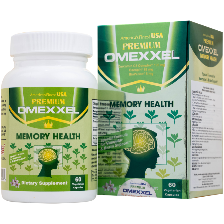 Viên uống Premium Omexxel Memory Health hỗ trợ tốt cho não bộ (60 viên)