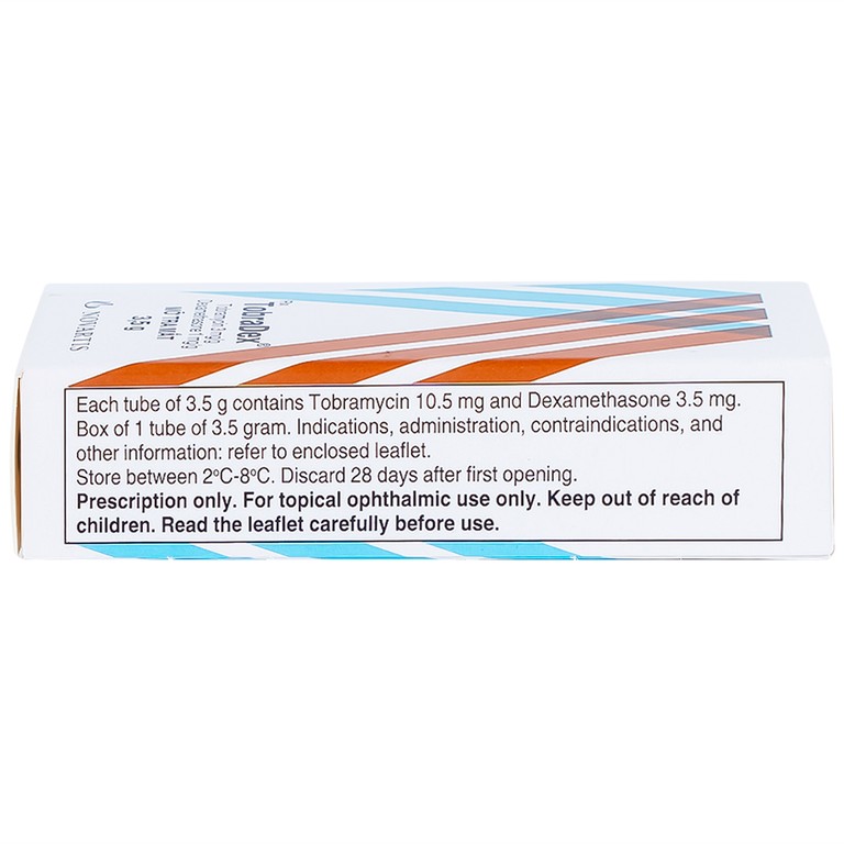 Thuốc mỡ tra mắt TobraDex Alcon điều trị viêm và nhiễm khuẩn (3,5g)