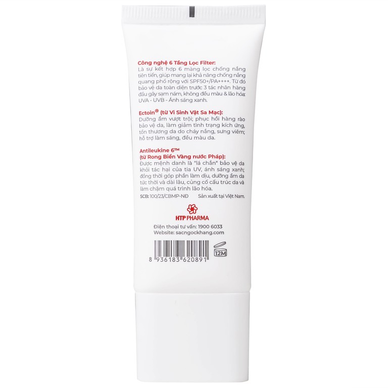 Kem chống nắng nâng tông nhẹ Sắc Ngọc Khang SPF 50+ PA++++ (50g)