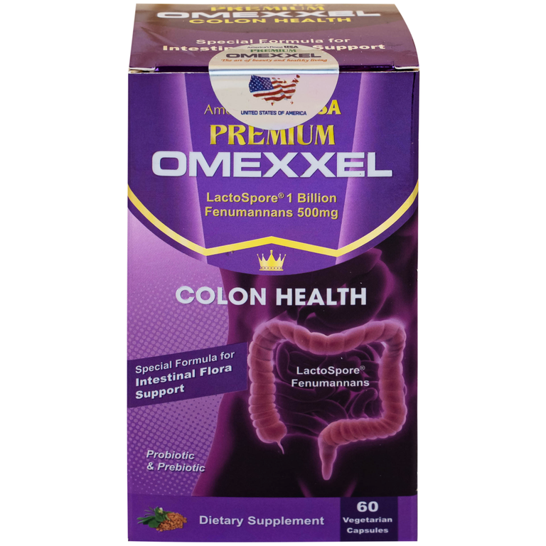Viên uống Premium Omexxel Colon Health bổ sung lợi khuẩn, hỗ trợ giảm rối loạn tiêu hóa (60 viên)