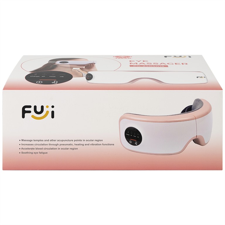 Máy mát xa mắt Fuji PG-2404G15 giúp massage thái dương và các huyệt đạo khác ở vùng mắt