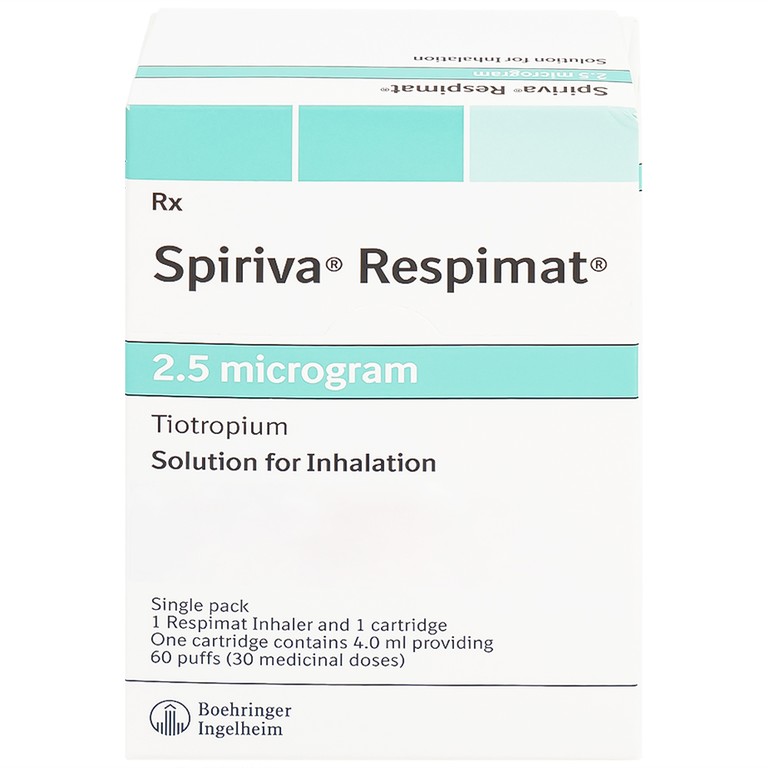 Bình xịt Spiriva Respimat Boehringer điều trị viêm phế quản mạn (30 liều)