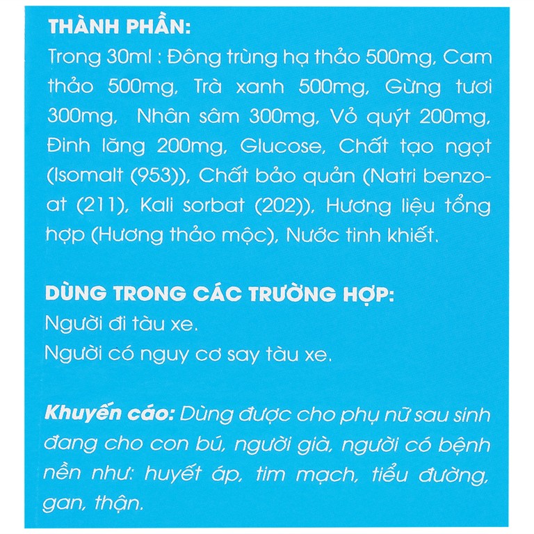 Nước uống Saytauxe (10 chai x 30ml)