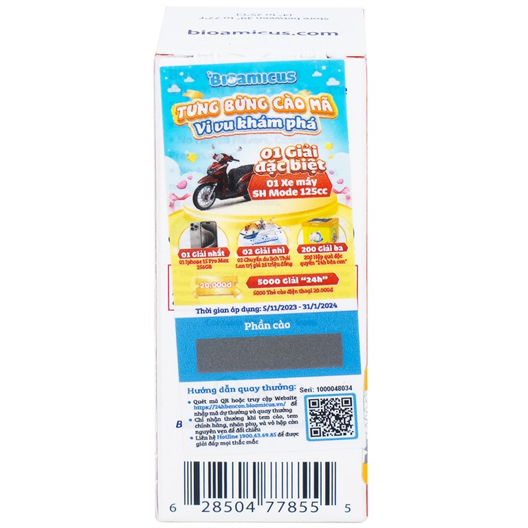 Dung dịch Biomicus For Infants And Children Vitamin K2 And D3 hỗ trợ tốt cho xương, răng của bé (10ml)