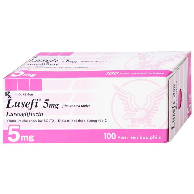 Thuốc Lusefi 5mg Taisho điều trị bệnh đái tháo đường tuýp 2, cải thiện việc kiểm soát đường huyết (10 vỉ x 10 viên)
