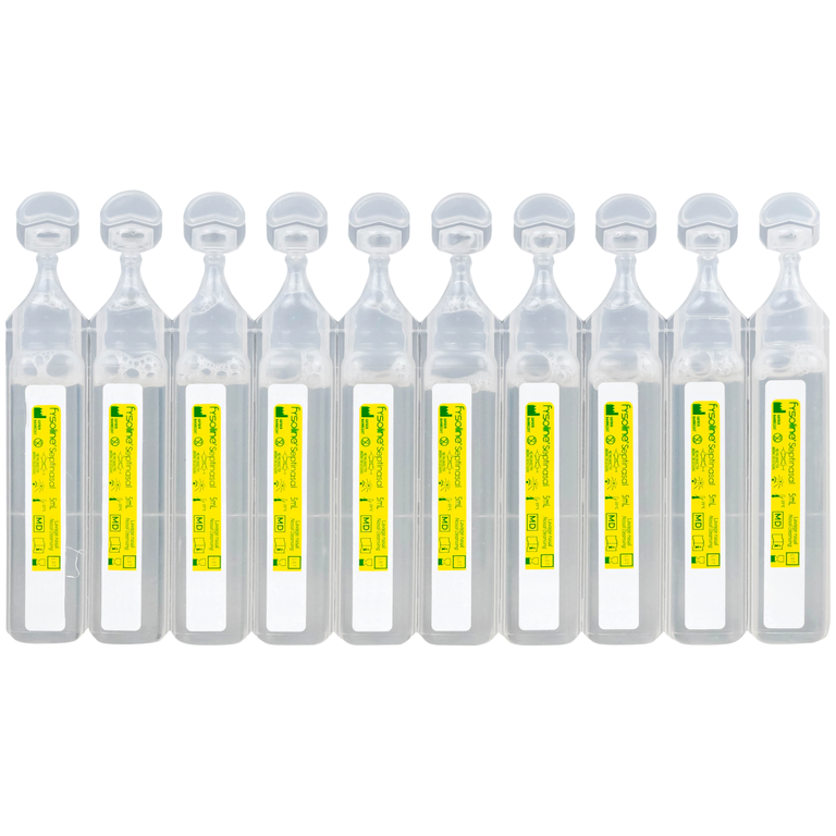 Dung dịch nước muối Fysoline 5ml không chất bảo quản kháng khuẩn (20 ống)